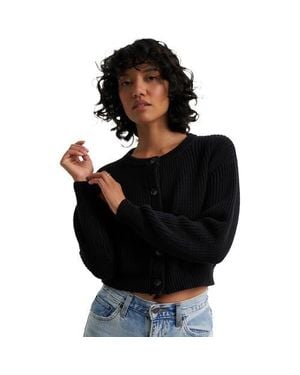 Callaghan The Crop Cardi - Black