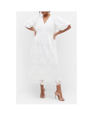 plus size long lace dress with sleeves [Plus Size] Black 1940s Long Sleeve Solid Lace Dress