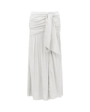ViX Zoe Cover-Up Maxi Skirt - White