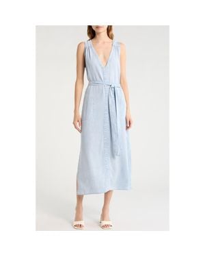 Splendid Landon Sleeveless Denim Dress - Blue