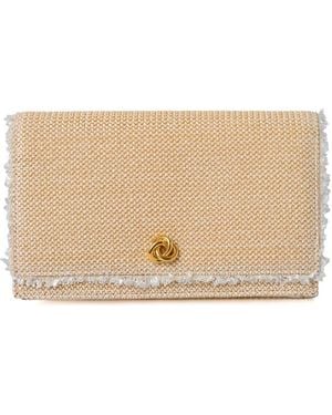 MICHELLE WILHITE The Olivia Louise Clutch - Natural
