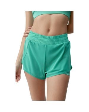 BORN LIVING YOGA Padma 2.0 Performance Sports Short - Green