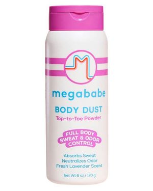 megababe Body Dust Talc Free Powder - White