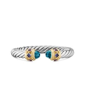 David Yurman Renaissance Cable Flex Bracelet - Blue