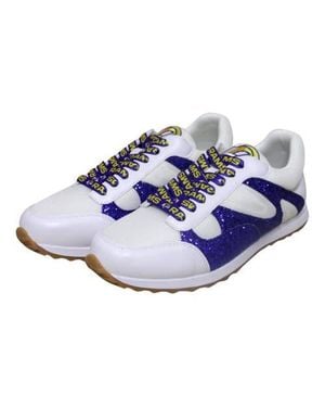 Cuce Los Angeles Rams Glitter Sneakers - Blue