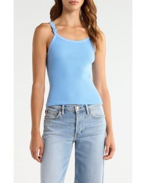 RE/DONE Knotted Rib Tank - Blue