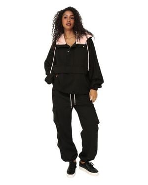 Belle & Bloom Best Of Me Paneled Hoodie - Black