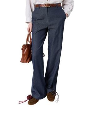 Gerard Darel Amora Wide Leg Pants - Blue