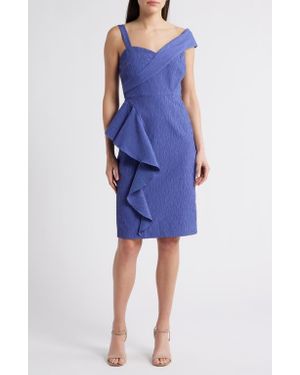 JS Collections Aerith Asymmetric Cocktail Dress - Purple