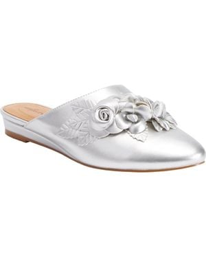 Comfortview The Ayla Slip On Mule - White