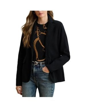 Ralph Lauren Jacquard Knit Blazer - Black