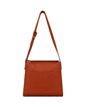 Écotorie Eleanor Leather Crossbody Bag - Red