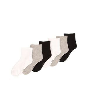 Felina Assorted 6-Pack Ankle Socks - Black