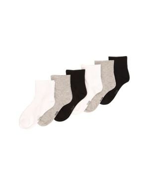 Felina Assorted 6-Pack Ankle Socks - Black