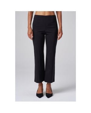 Franne Golde High-Rise Pull-On Stretch Kick Flare Pant - Blue