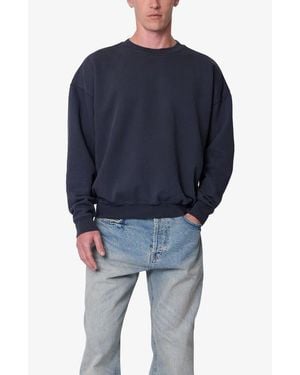 MNML Heavyweight Basic Crewneck Sweatshirt - Blue