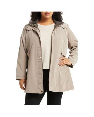 Gallery Water Resistant Rain Jacket - Natural