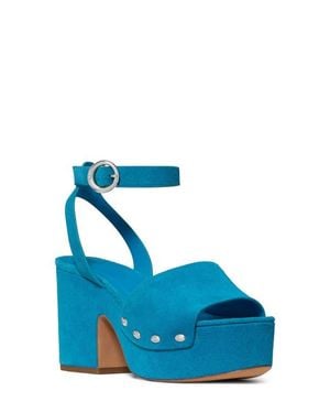 Kate Spade Halo Ankle Strap Platform Sandal - Blue