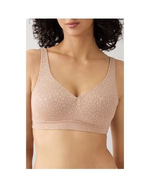 Wacoal Inside Job Wireless Bra - Brown