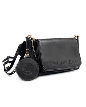 Lusso Golden State Warriors Rianna Multi Pouchette Bag - Black