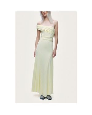 Nocturne Sleeveless Maxi Dress - White