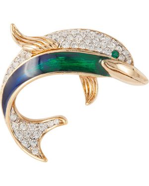 Susan Caplan 1980S Vintage Attwood & Sawyer Brooch - Blue