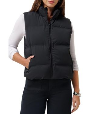 Travis Mathew Moontide Quilted Vest - Black