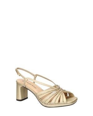 Bella Vita Chorus Slingback Platform Sandal - Natural