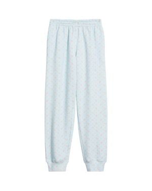 LoveShackFancy Kids' Zena Ditsy Floral Sweatpants - Blue