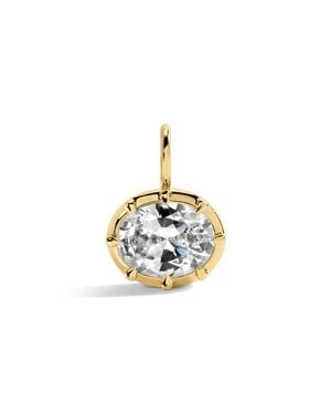 Lili Claspe Mara Oval Cut Charm - Metallic