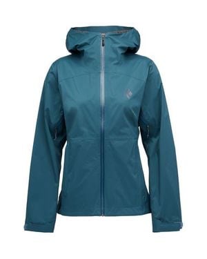 Black Diamond Fineline Stretch Rain Shell - Blue