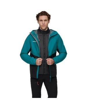 Mammut Alto Light 3-In-1 Hs Hooded Jacket - Blue