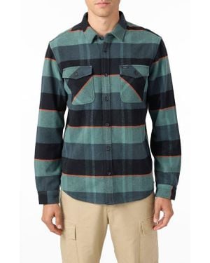 O'neill Sportswear Richmond Flannel Button-Up Shirt - Blue