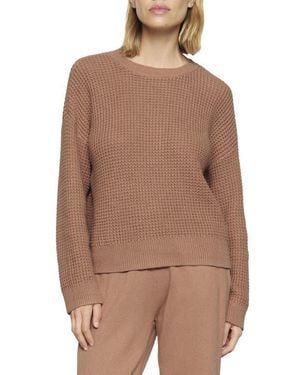 Eberjey Recy Crewneck Sweater - Brown
