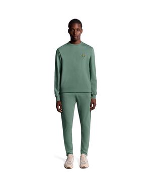 Lyle & Scott Crew Neck Long Sleeve Fly Fleece - Green