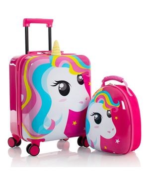 Heys Super Tots Kids Luggage & Backpack Set - Pink