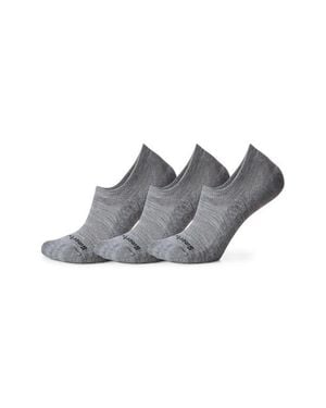 Smartwool Everyday 3-Pack Wool Blend Cushion No Show Socks - Gray