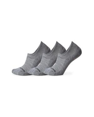 Smartwool Everyday 3-Pack Wool Blend Cushion No Show Socks - Gray