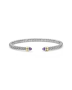 Lagos Caviar 14K & Sterling Peridot Bracelet - Multicolor