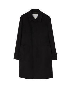 Burberry Mid-Length Cashmere Car Coat - Black