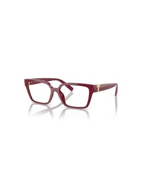 Tiffany & Co. 53Mm Rectangle Optical Glasses - Red