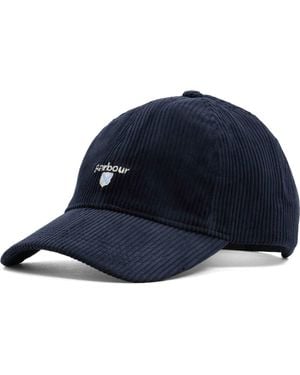Barbour Preston Cord Cap - Blue
