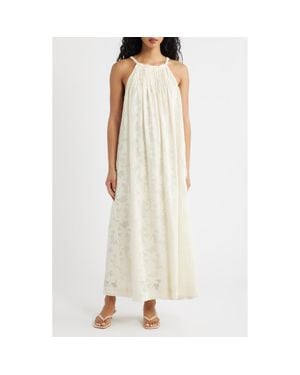 FRNCH Merope Cotton Blend Maxi Dress - Natural