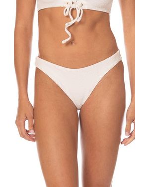 Maaji Coconut Milk Sublimity Reversible Bikini Bottoms - White