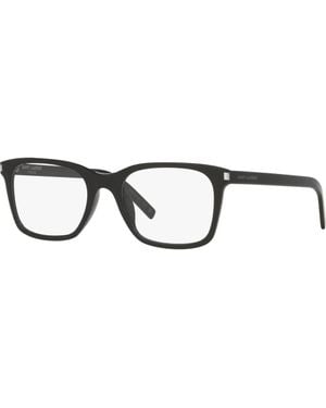 Saint Laurent 54Mm Rectangle Optical Glasses - Black