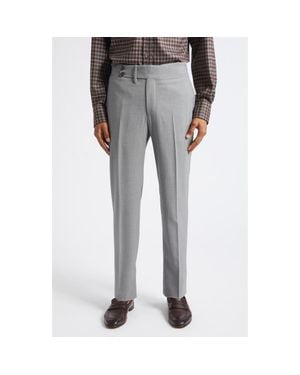 Isaia Casalnuovo Wool Pants - Gray