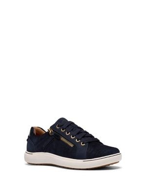 Clarks Nalle Lace-Up Sneaker - Blue