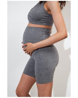 Vitaly Daydream Maternity Rider Short - Gray