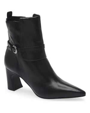 KOKO + PALENKI Viggo Buckle Strap Bootie - Black