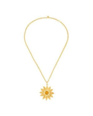 Sylvia Toledano Sunflower Necklace - Metallic